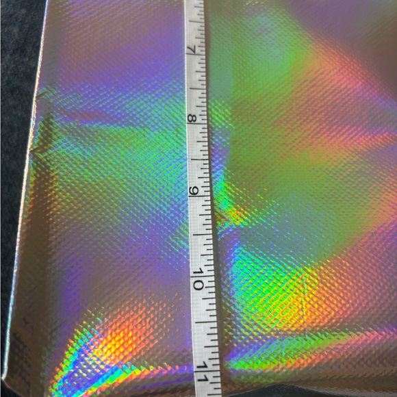 BUNDLE OF FIVE 13”x11” Iridescent Tote Bags BRAND NEW - Picture 7 of 10